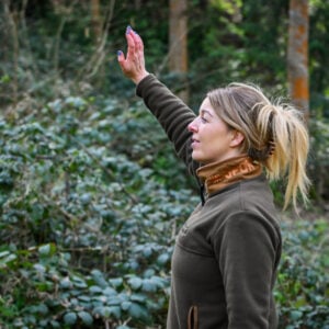 Hegdon 3/4 Zip Fleece - Ladies - Khaki - Image 3