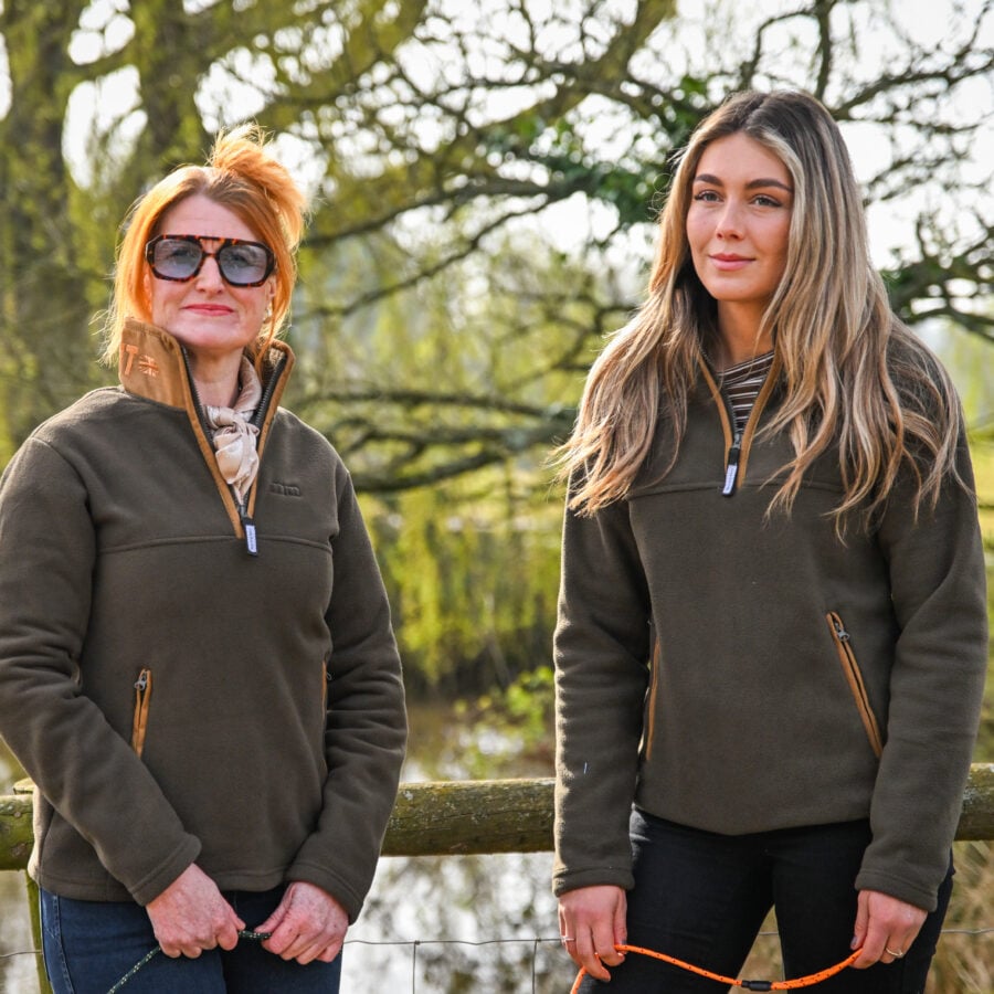 Hegdon 3/4 Zip Fleece - Ladies - Khaki