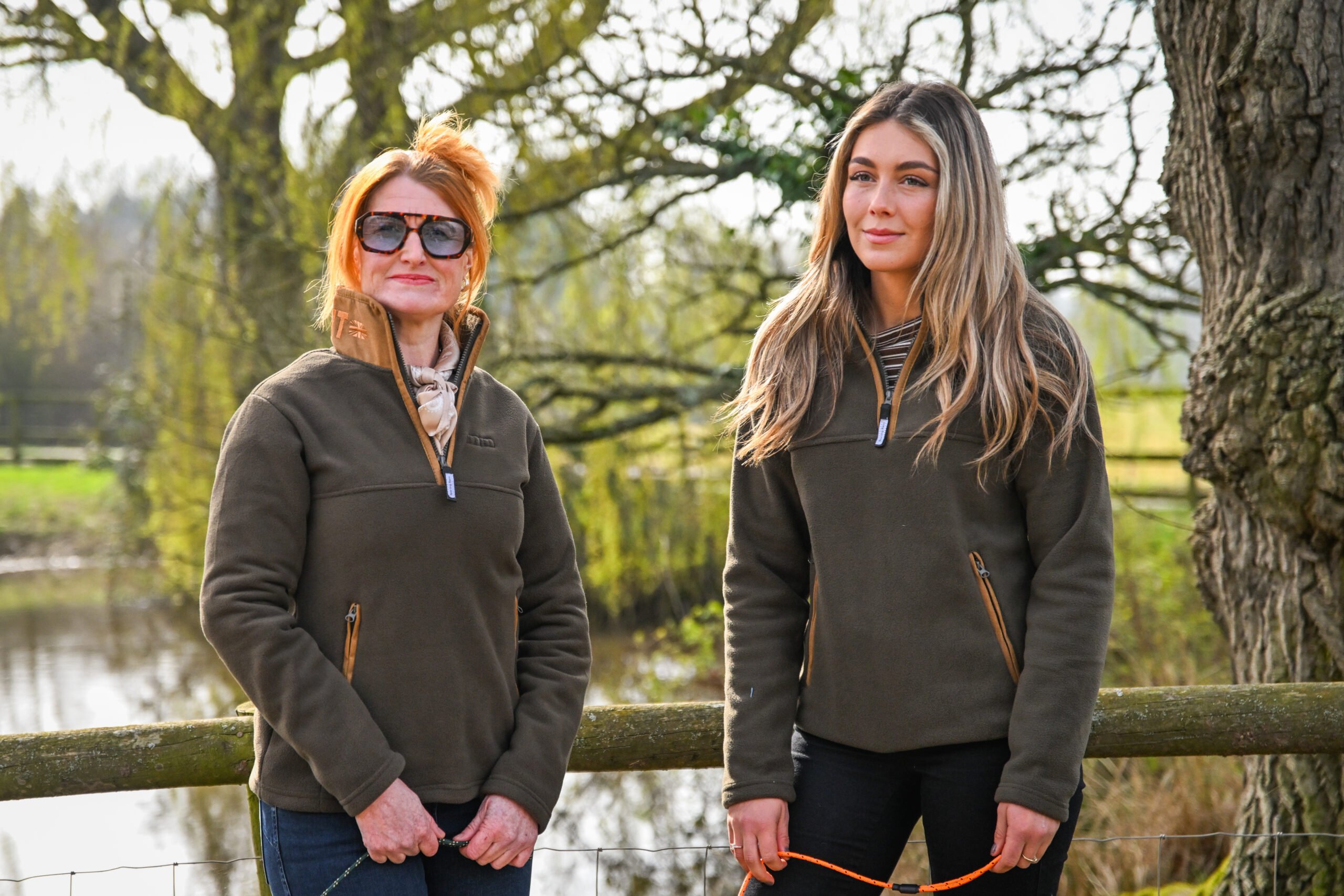 Hegdon 3/4 Zip Fleece - Ladies - Khaki - Image 2