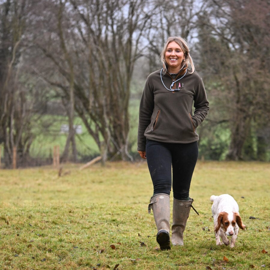 Hegdon 3/4 Zip Fleece - Ladies - Khaki