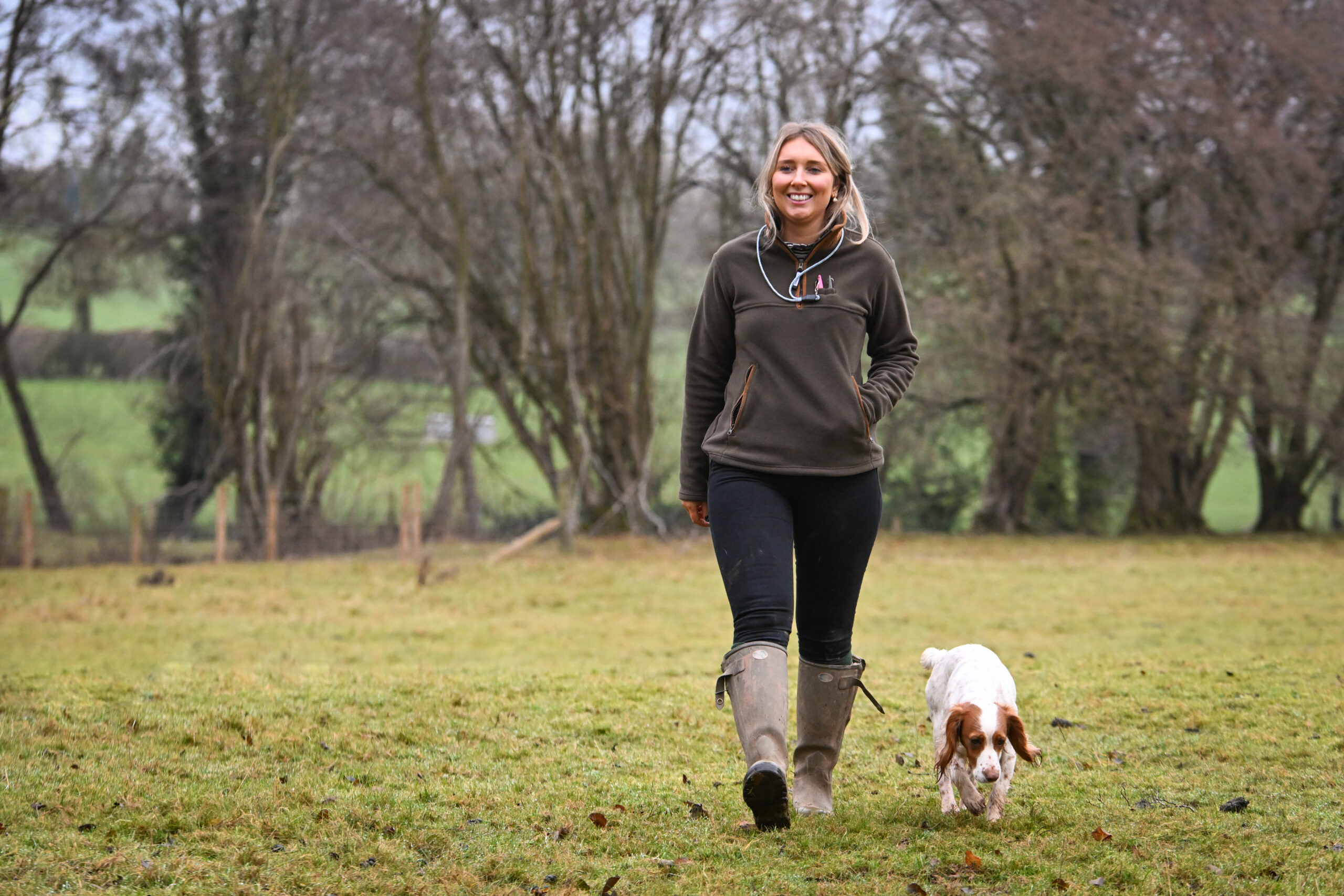 Hegdon 3/4 Zip Fleece - Ladies - Khaki - Image 2