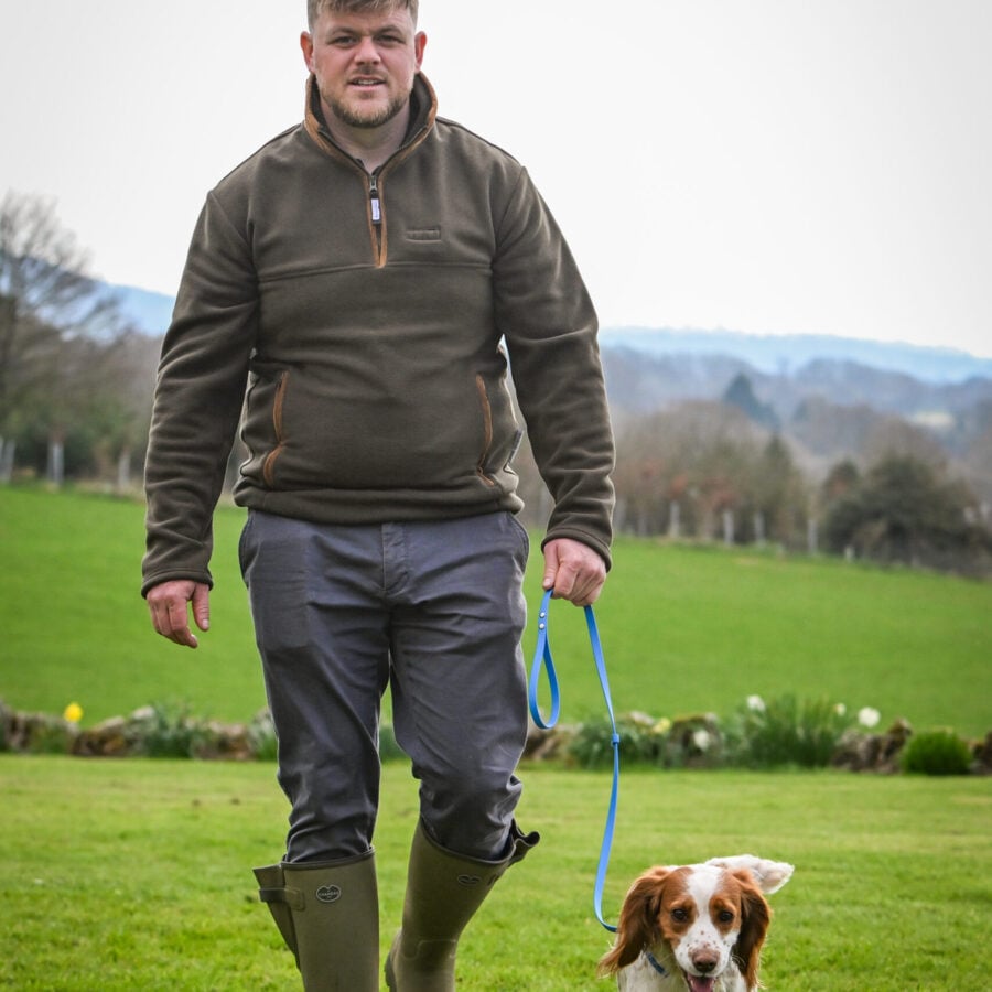 Hegdon 3/4 Zip Fleece - Gents - Khaki