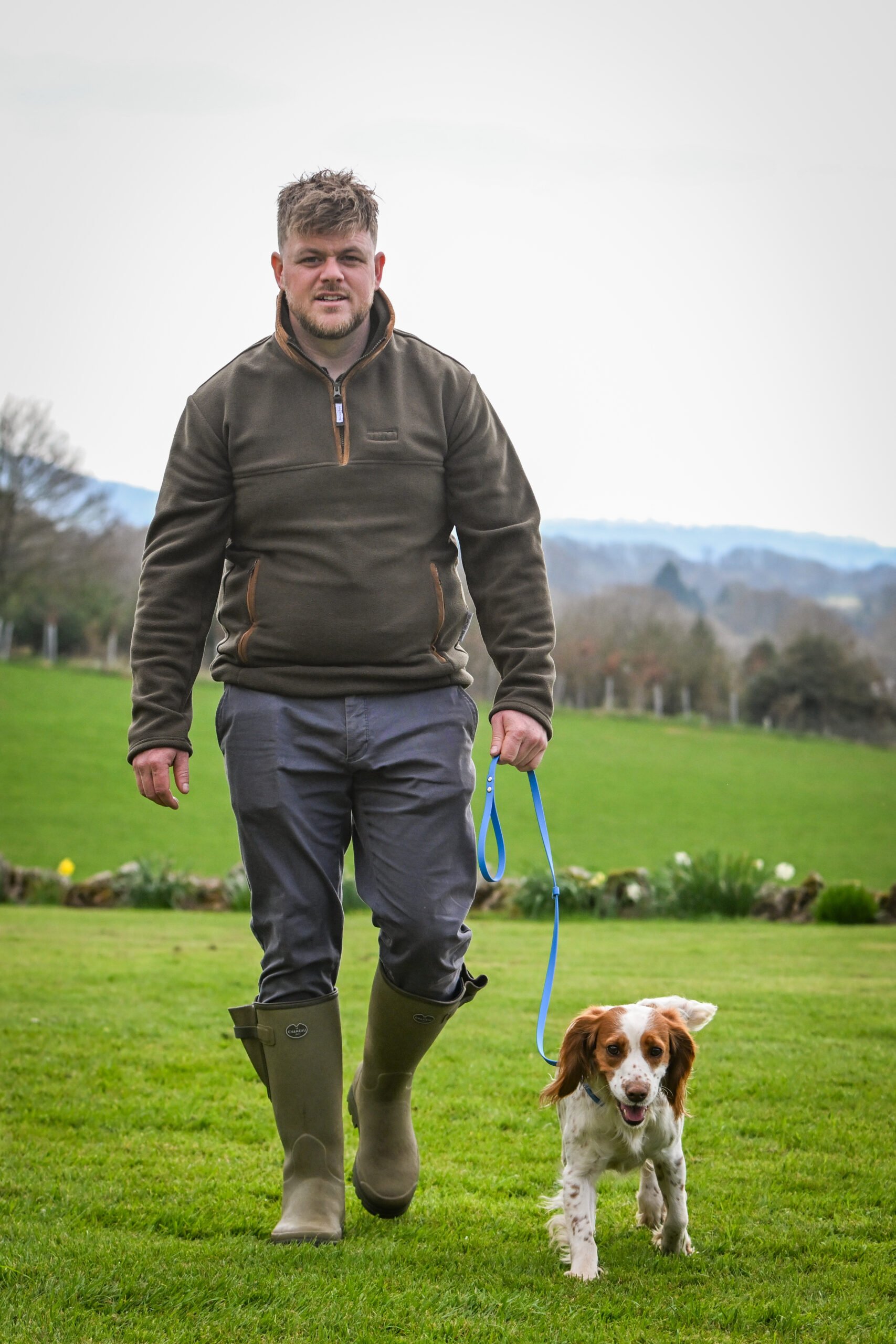 Hegdon 3/4 Zip Fleece - Gents - Khaki - Image 4
