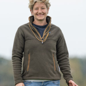 Hegdon 3/4 Zip Fleece - Ladies - Khaki - Image 4