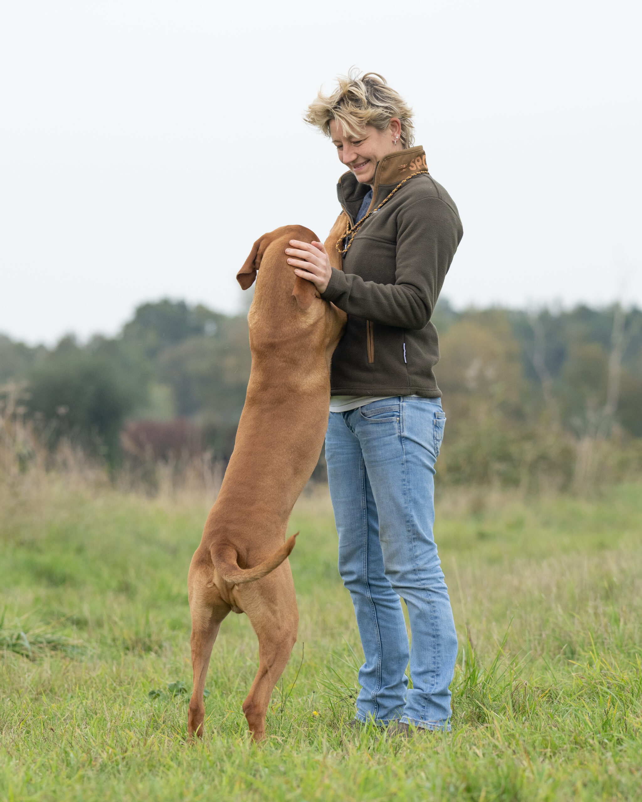 Hegdon 3/4 Zip Fleece - Ladies - Khaki - Image 3