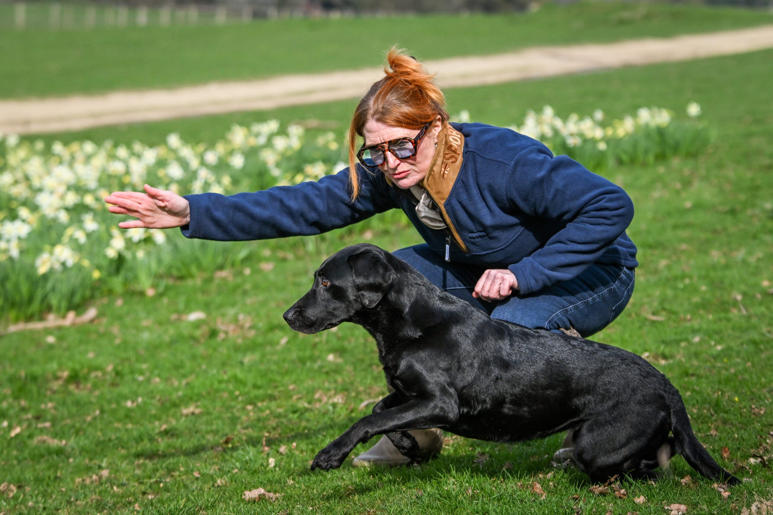 Hegdon 3/4 Zip Fleece - Ladies - Navy - Image 2