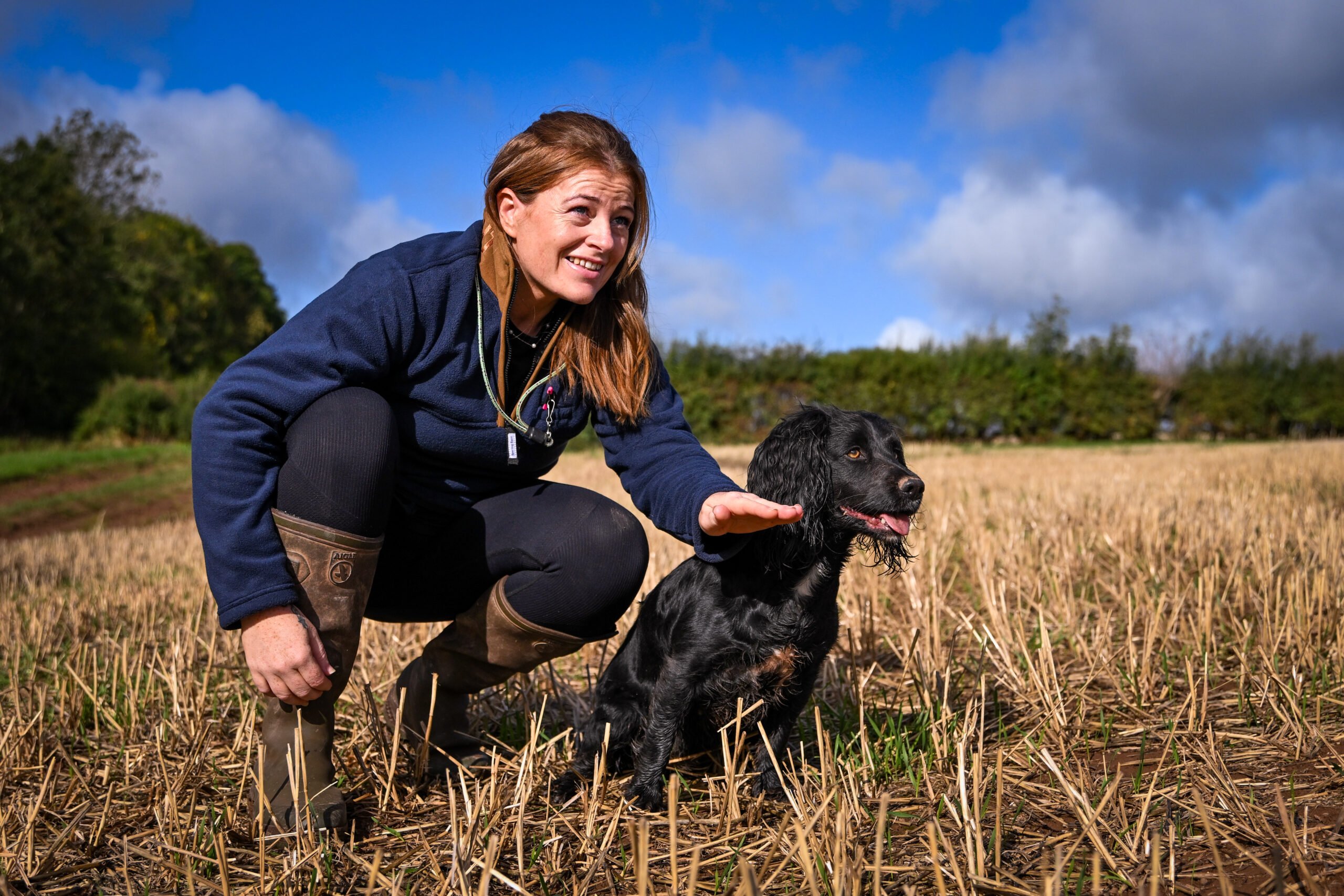 Hegdon 3/4 Zip Fleece - Ladies - Navy - Image 2