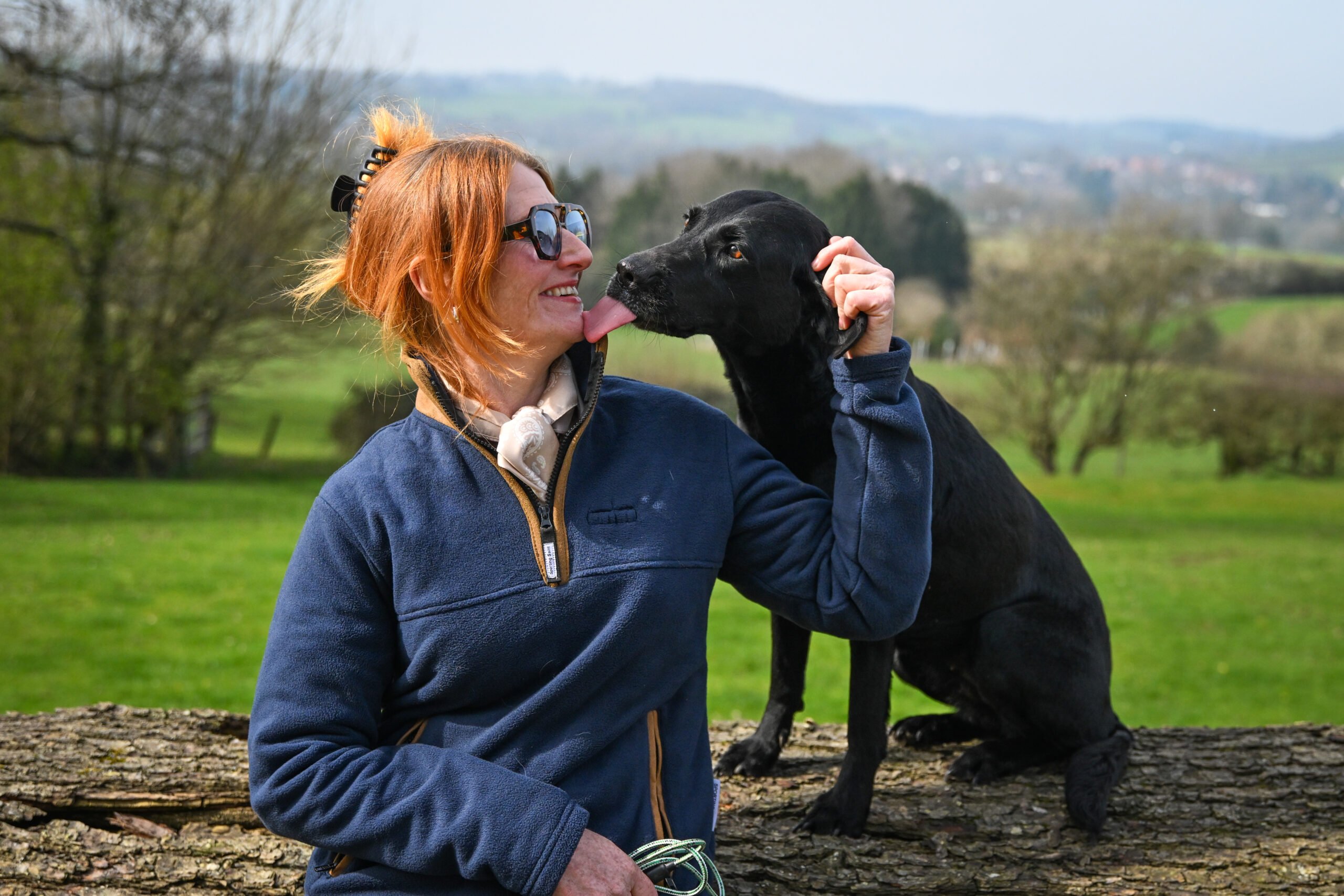 Hegdon 3/4 Zip Fleece - Ladies - Navy - Image 4