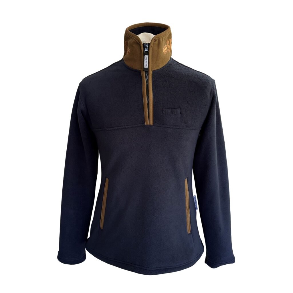 Hegdon 3/4 Zip Fleece - Gents - Navy