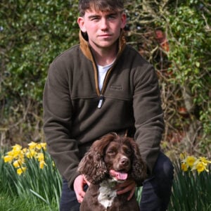 Hegdon 3/4 Zip Fleece - Gents - Khaki - Image 4