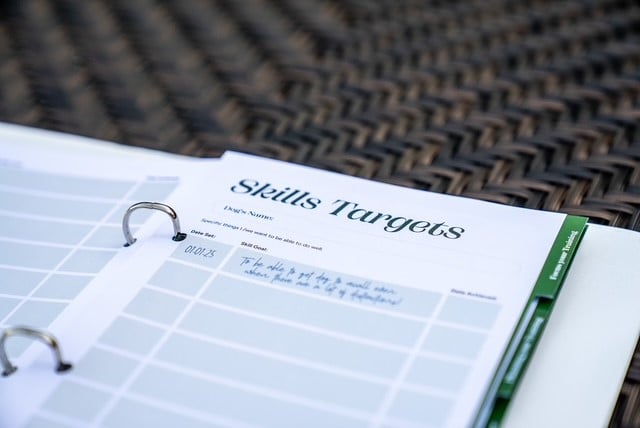 Working Dog Training Planner