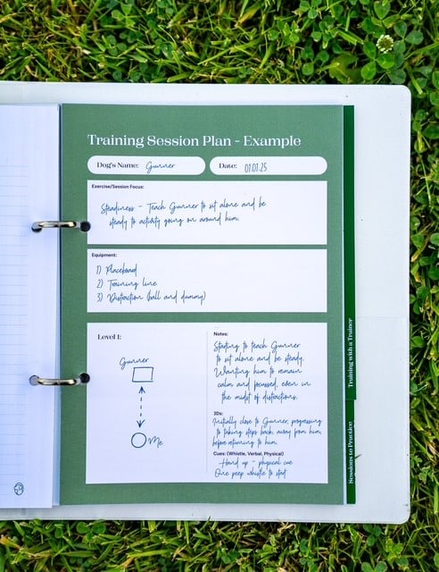 Working Dog Training Planner