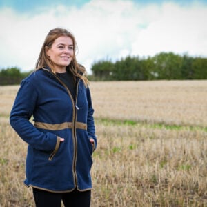 Ladies Harpley Long Fleece - Navy - Image 3