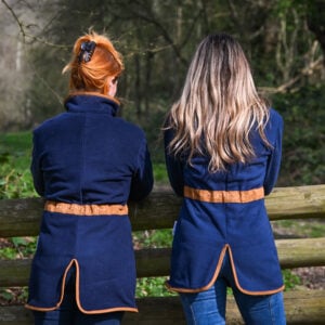 Ladies Harpley Long Fleece - Navy - Image 3