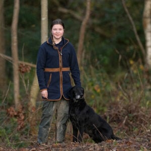 Ladies Harpley Long Fleece - Navy - Image 2