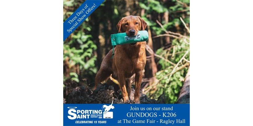 Sporting Saint are delighted to be exhibiting at The Game Fair - Ragley Hall